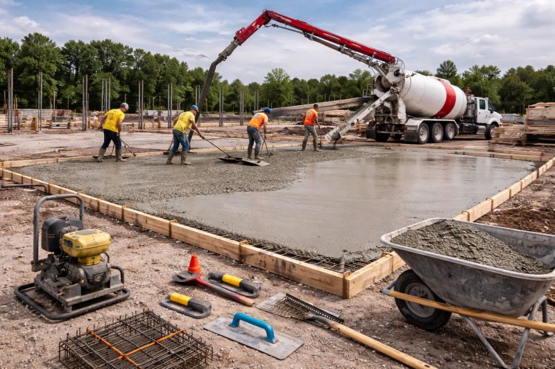 Commercial Slab Construction in Bellingham, WA